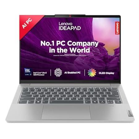 Lenovo IdeaPad Slim 5 Intel Core Ultra 5 125H Built-in AI 14" (35.5cm) WUXGA-OLED 400Nits Thin & Light Laptop (16GB/1TB SSD/Win 11/Office 21/FHD+IR Camera/Alexa/3 Mon GamePass/Grey/1.4Kg), 83DA003GIN